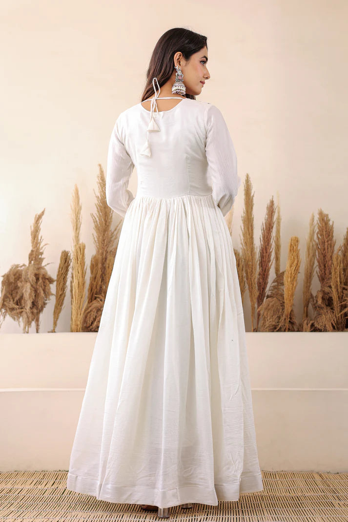 FESTIVAL SPECIAL CHINON GOWN WITH DUPATTA(WD46)