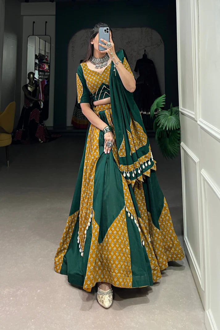 PREMIUM PURE COTTON LEHENGA CHOLI(WD153)