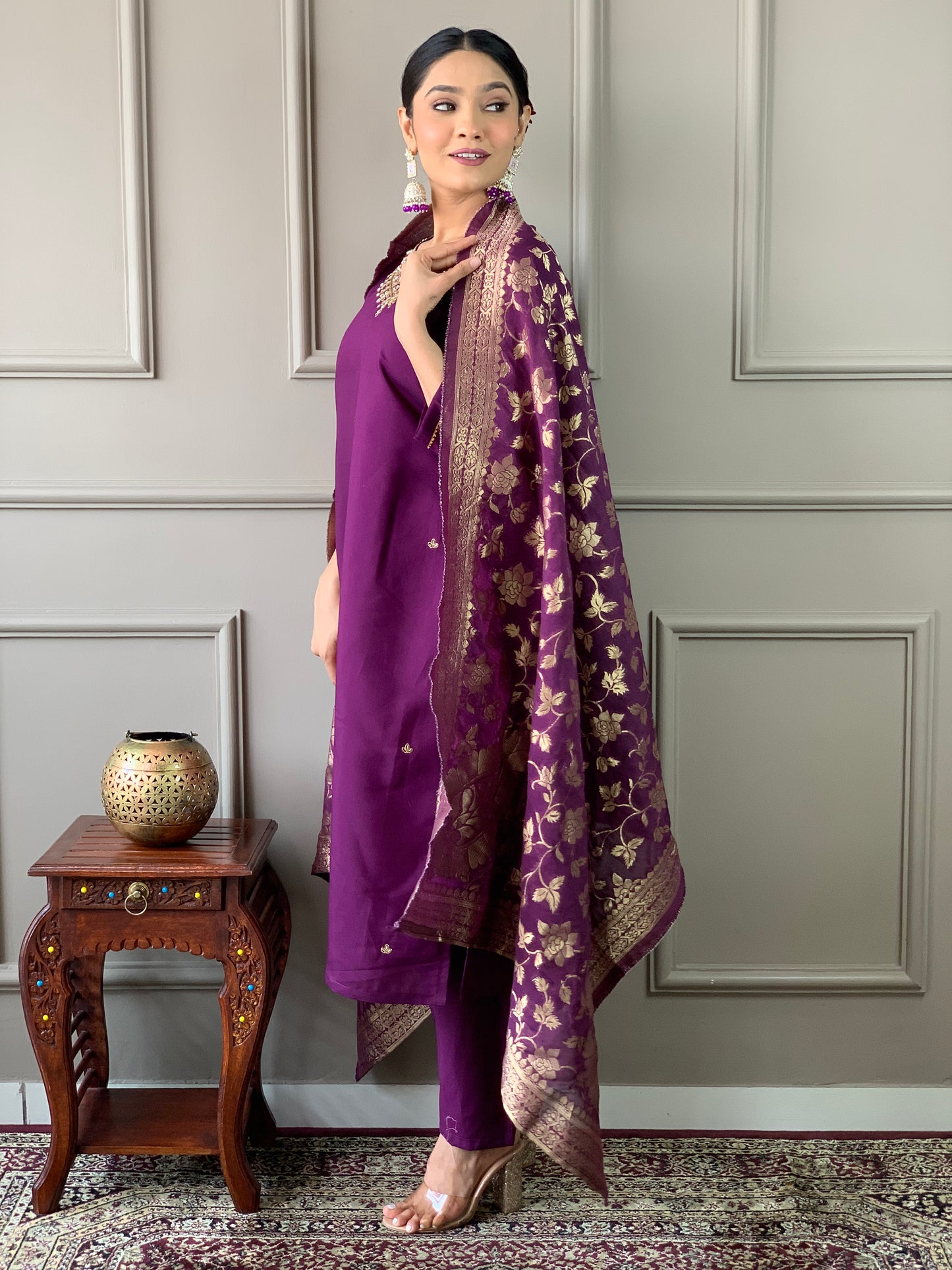 Our Exclusive Collection is here, to add a touch of tradition to your wardrobe(NFRD478)