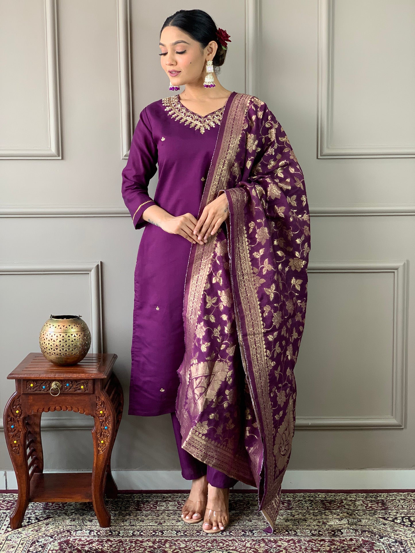 Our Exclusive Collection is here, to add a touch of tradition to your wardrobe(NFRD478)