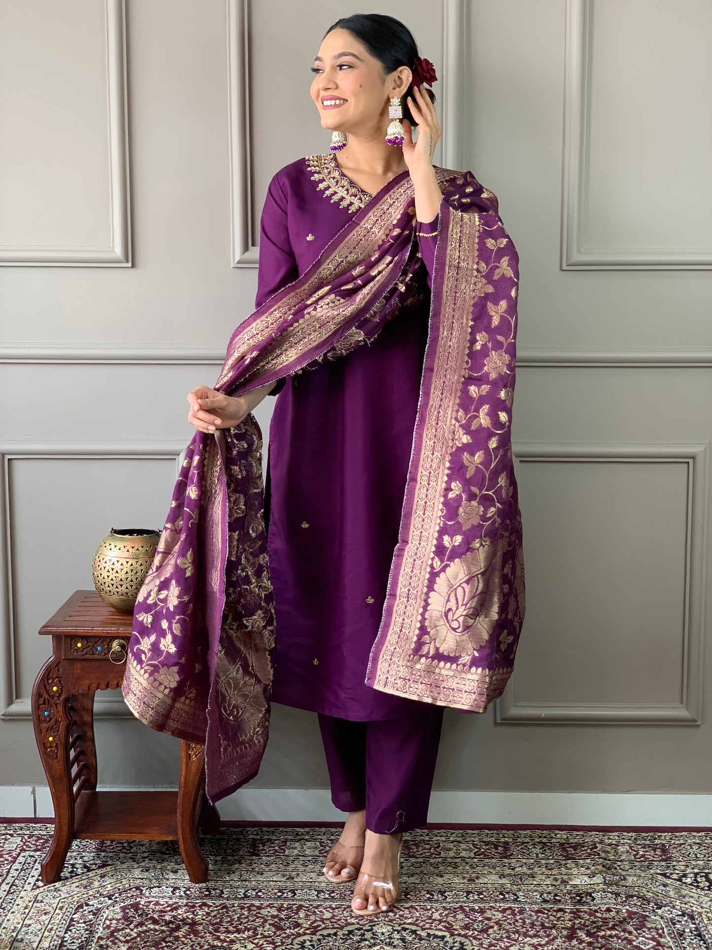 Our Exclusive Collection is here, to add a touch of tradition to your wardrobe(NFRD478)
