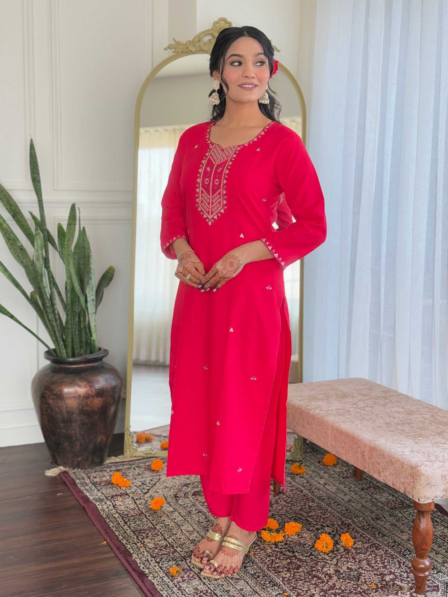 Simple yet elegant This is how we describe our latest launched dresse (NFRD567)