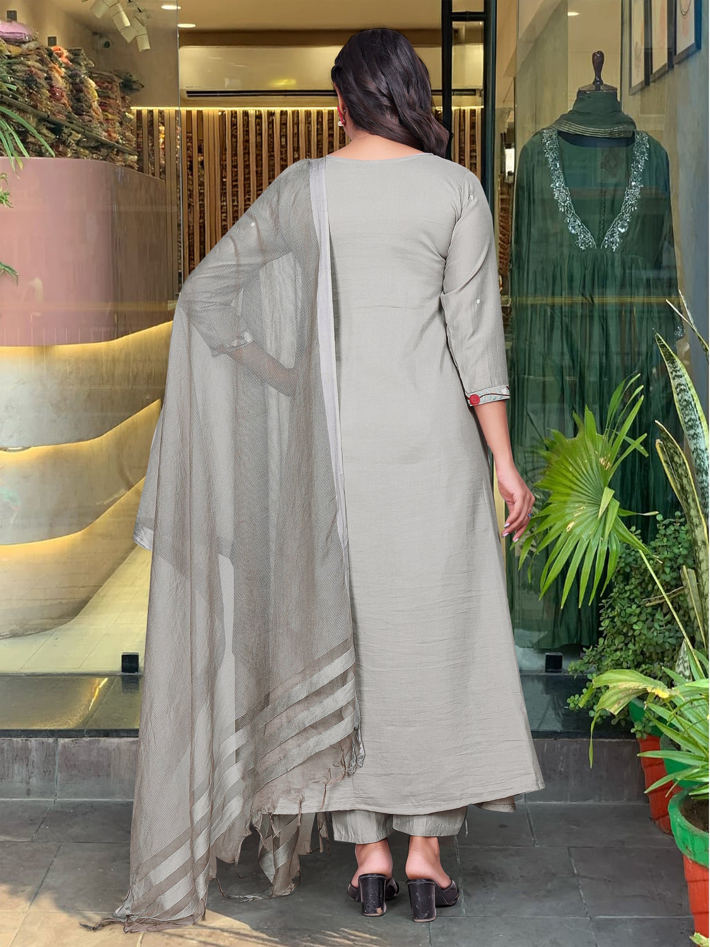 Simple yet elegant This is how we describe our latest launched dresse (NFRD627)