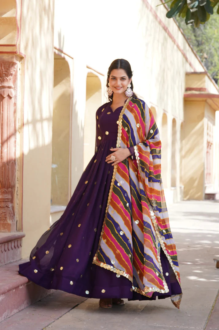 WOMENSAVTAR PREMIUM DESIGNER READYMADE GOWN