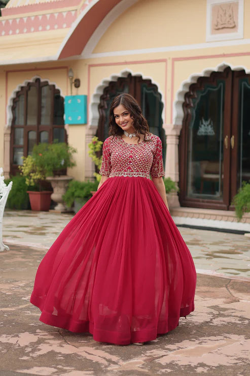 FESTIVE SPECIAL DESIGNER GOWN(WD45)