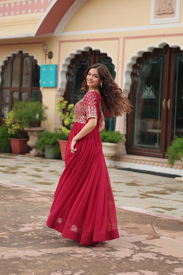 FESTIVE SPECIAL DESIGNER GOWN(WD45)