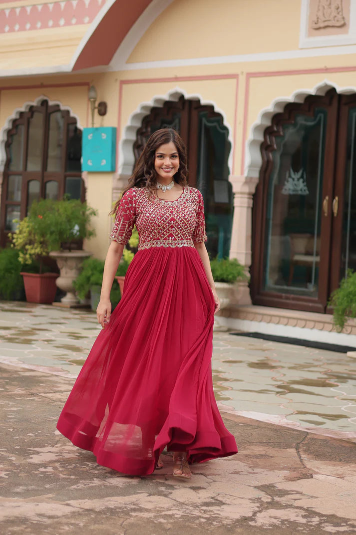 FESTIVE SPECIAL DESIGNER GOWN(WD45)