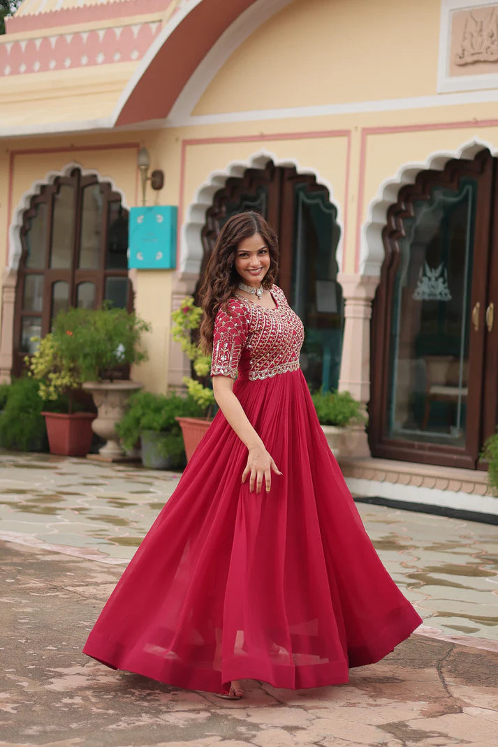 FESTIVE SPECIAL DESIGNER GOWN(WD45)