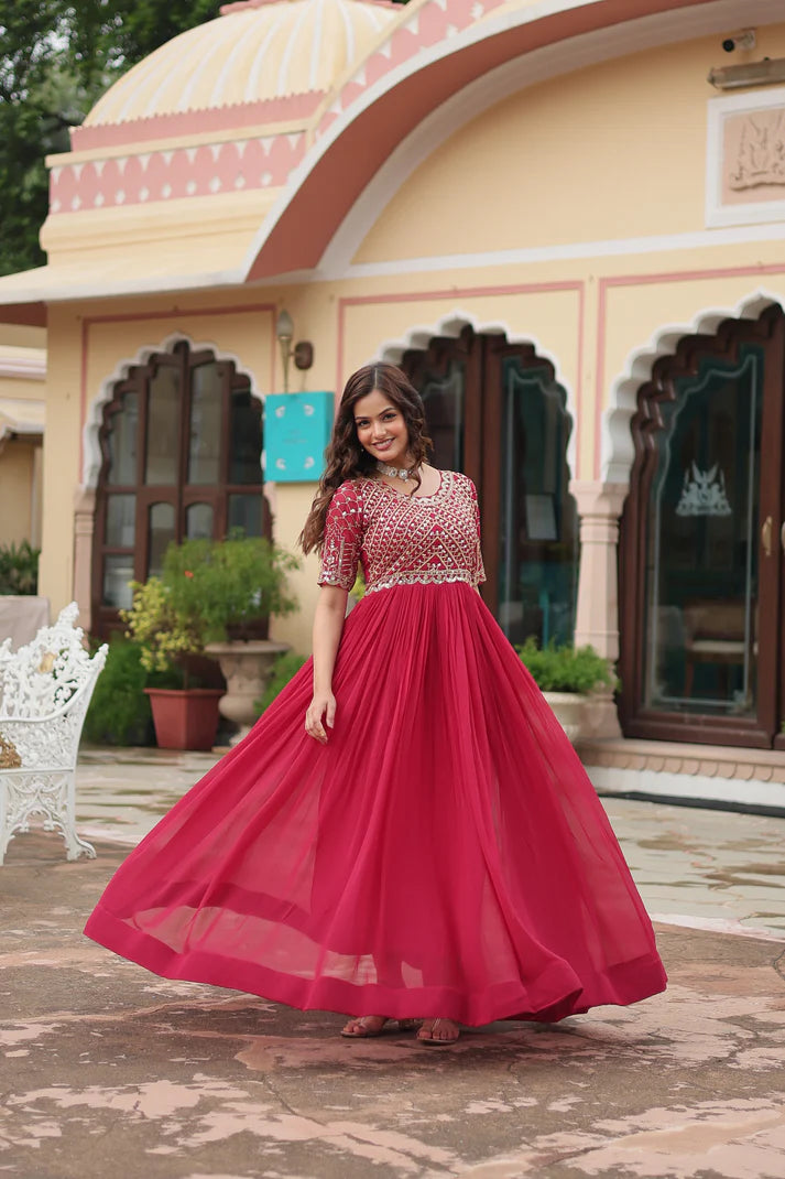 FESTIVE SPECIAL DESIGNER GOWN(WD45)