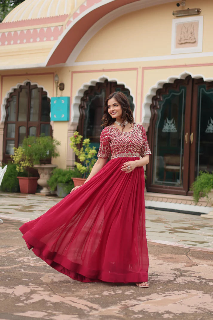 FESTIVE SPECIAL DESIGNER GOWN(WD45)