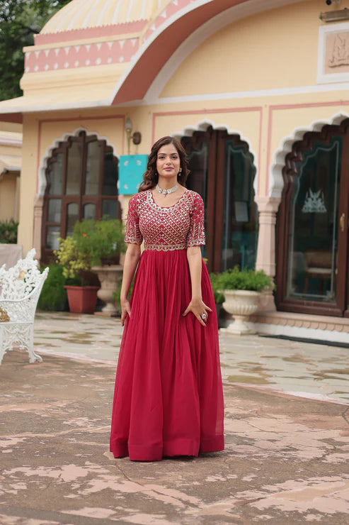 FESTIVE SPECIAL DESIGNER GOWN(WD45)