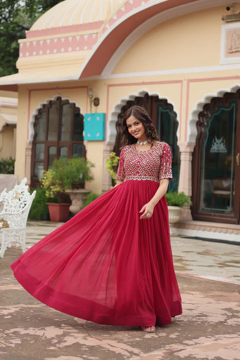FESTIVE SPECIAL DESIGNER GOWN(WD45)