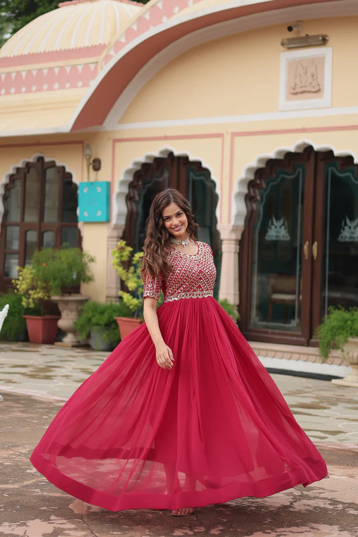 FESTIVE SPECIAL DESIGNER GOWN(WD45)