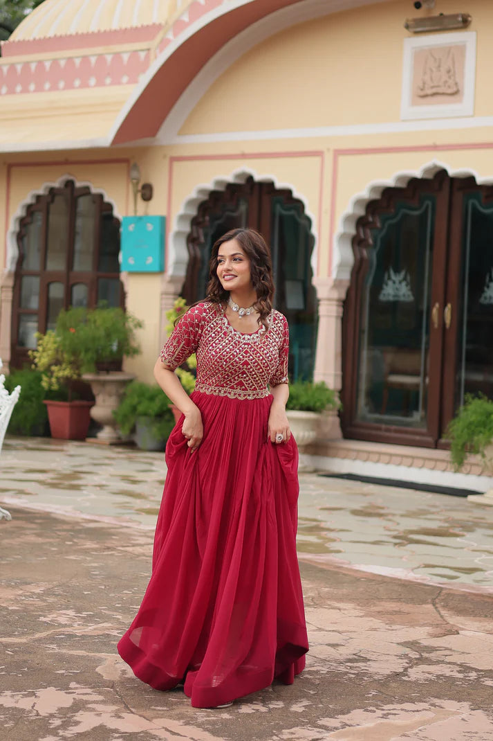 FESTIVE SPECIAL DESIGNER GOWN(WD45)