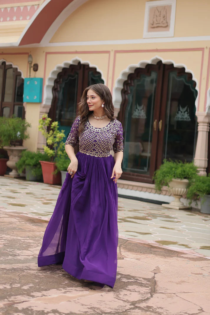 FESTIVE SPECIAL DESIGNER GOWN(WD45) (01)