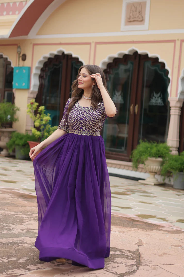 FESTIVE SPECIAL DESIGNER GOWN(WD45) (01)