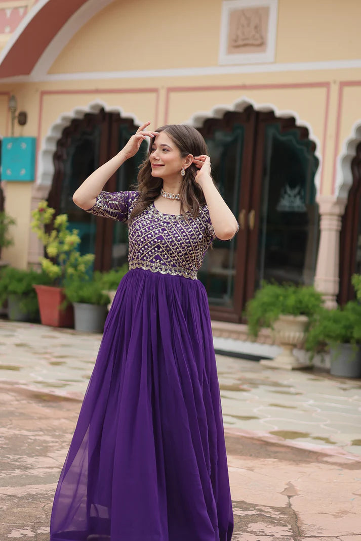 FESTIVE SPECIAL DESIGNER GOWN(WD45) (01)