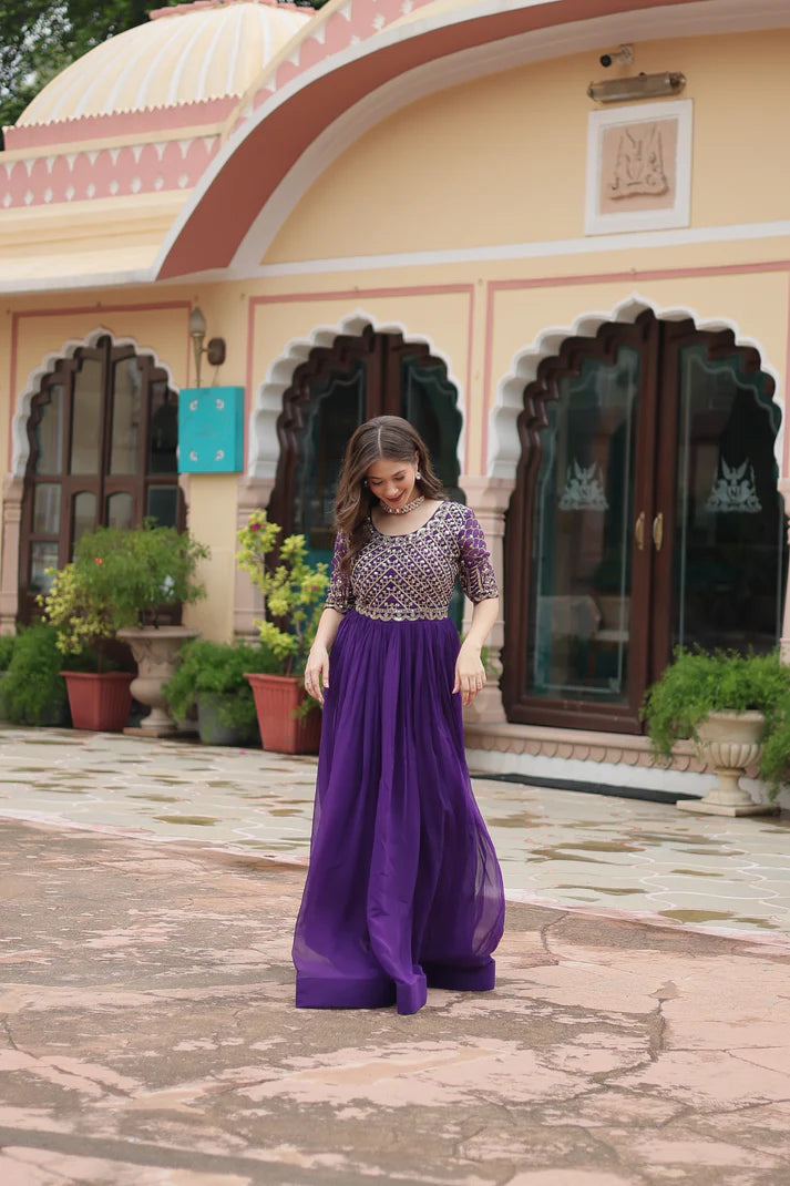 FESTIVE SPECIAL DESIGNER GOWN(WD45) (01)