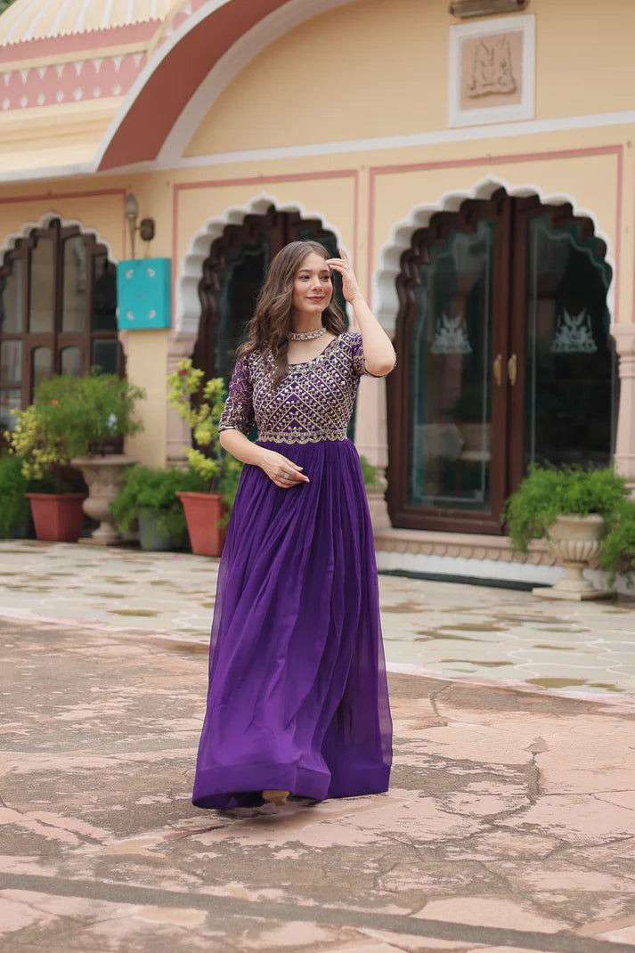FESTIVE SPECIAL DESIGNER GOWN(WD45) (01)
