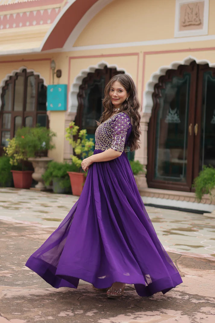 FESTIVE SPECIAL DESIGNER GOWN(WD45) (01)