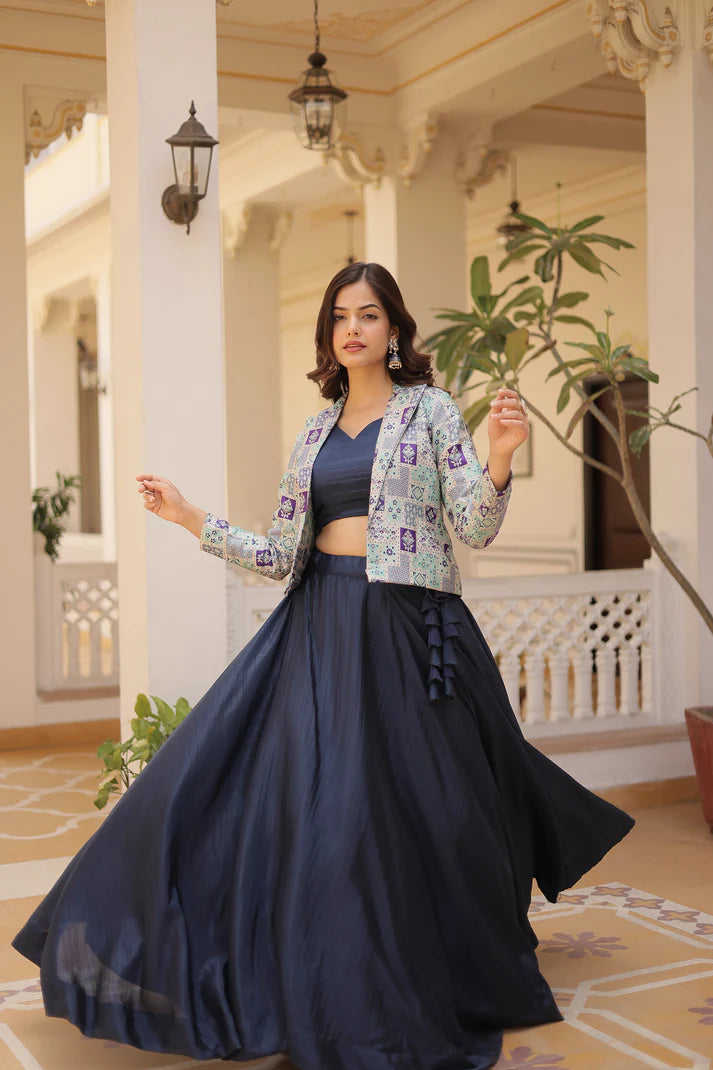 PREMIUM DESIGNER LEHENGA CHOLI WITH KOTI(WD155) (01)