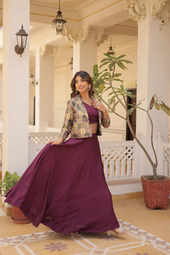 PREMIUM DESIGNER LEHENGA CHOLI WITH KOTI(WD155) (02)