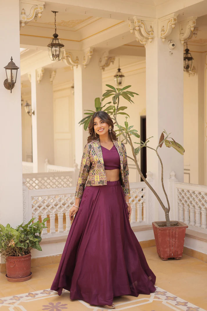 PREMIUM DESIGNER LEHENGA CHOLI WITH KOTI(WD155) (02)