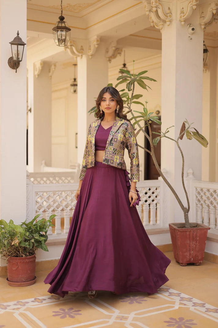 PREMIUM DESIGNER LEHENGA CHOLI WITH KOTI(WD155) (02)