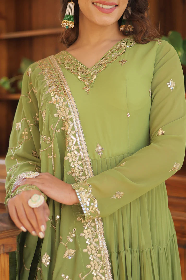 premium gown with dupatta(WD15) (01)