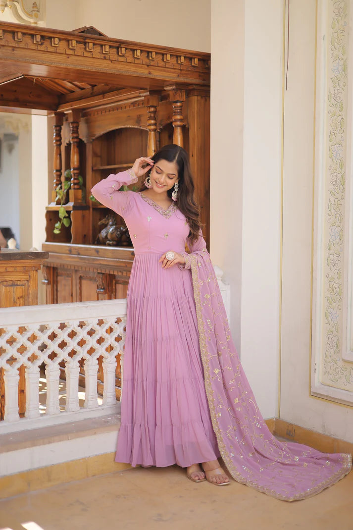 premium gown with dupatta(WD15) (02)