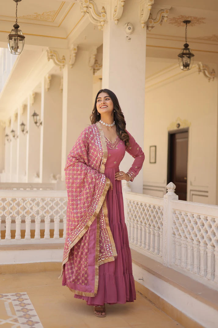 PREMIUM DESIGNER GOWN WITH DUPATTA (WD20)