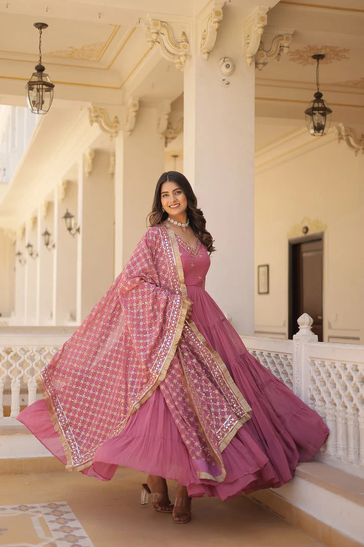 PREMIUM DESIGNER GOWN WITH DUPATTA (WD20)