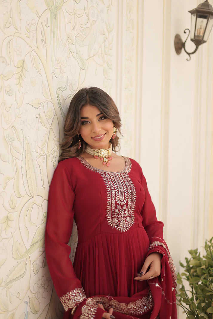 PREMIUM DESIGNER GOWN WITH DUPATTA(WD03) (04)