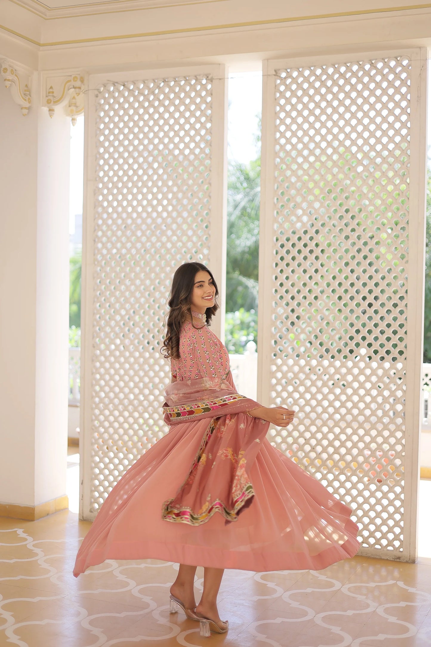 PREMIUM DESIGNER GOWN WITH DUPATTA(WARED342)