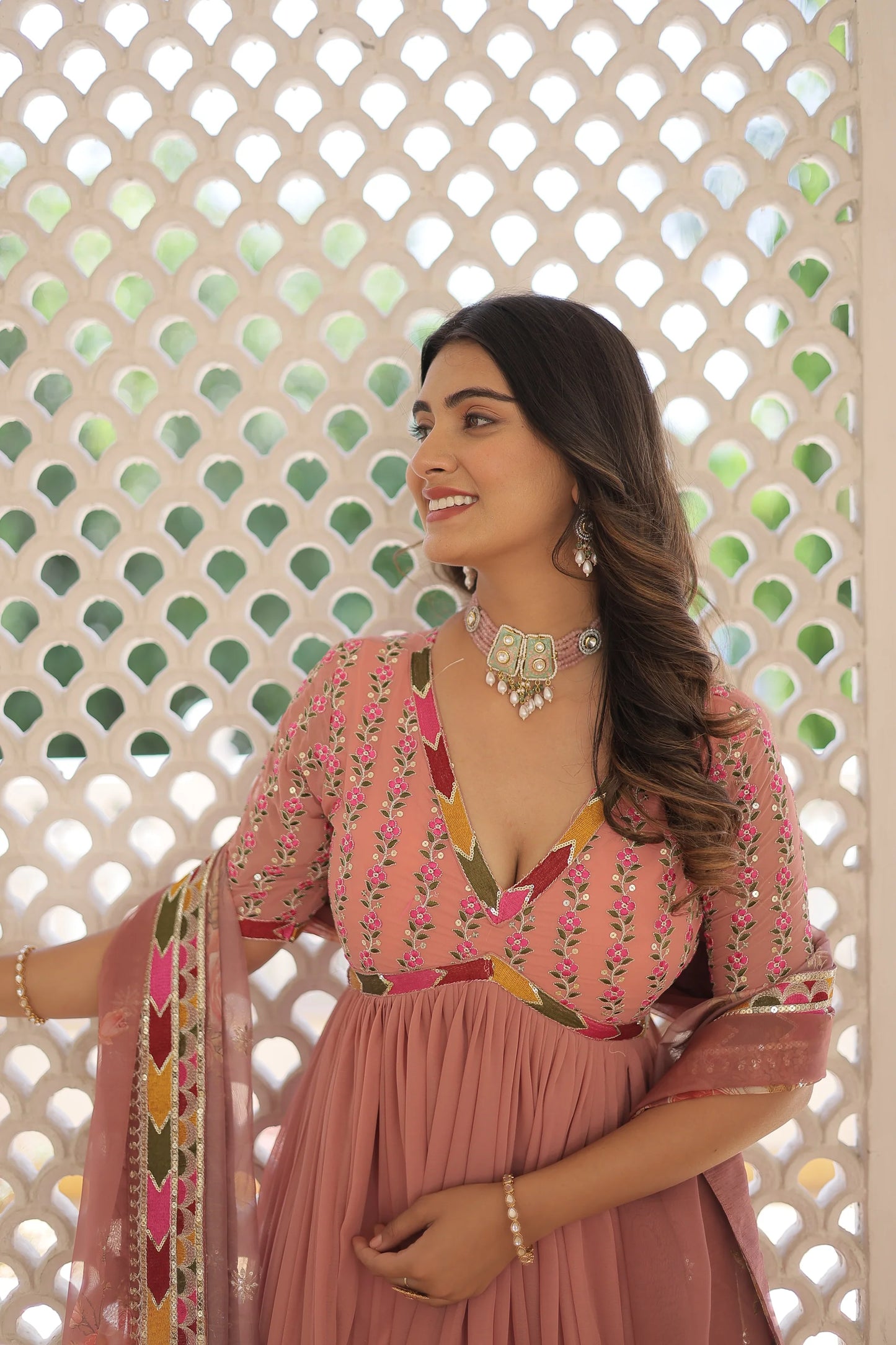 PREMIUM DESIGNER GOWN WITH DUPATTA(WARED342)