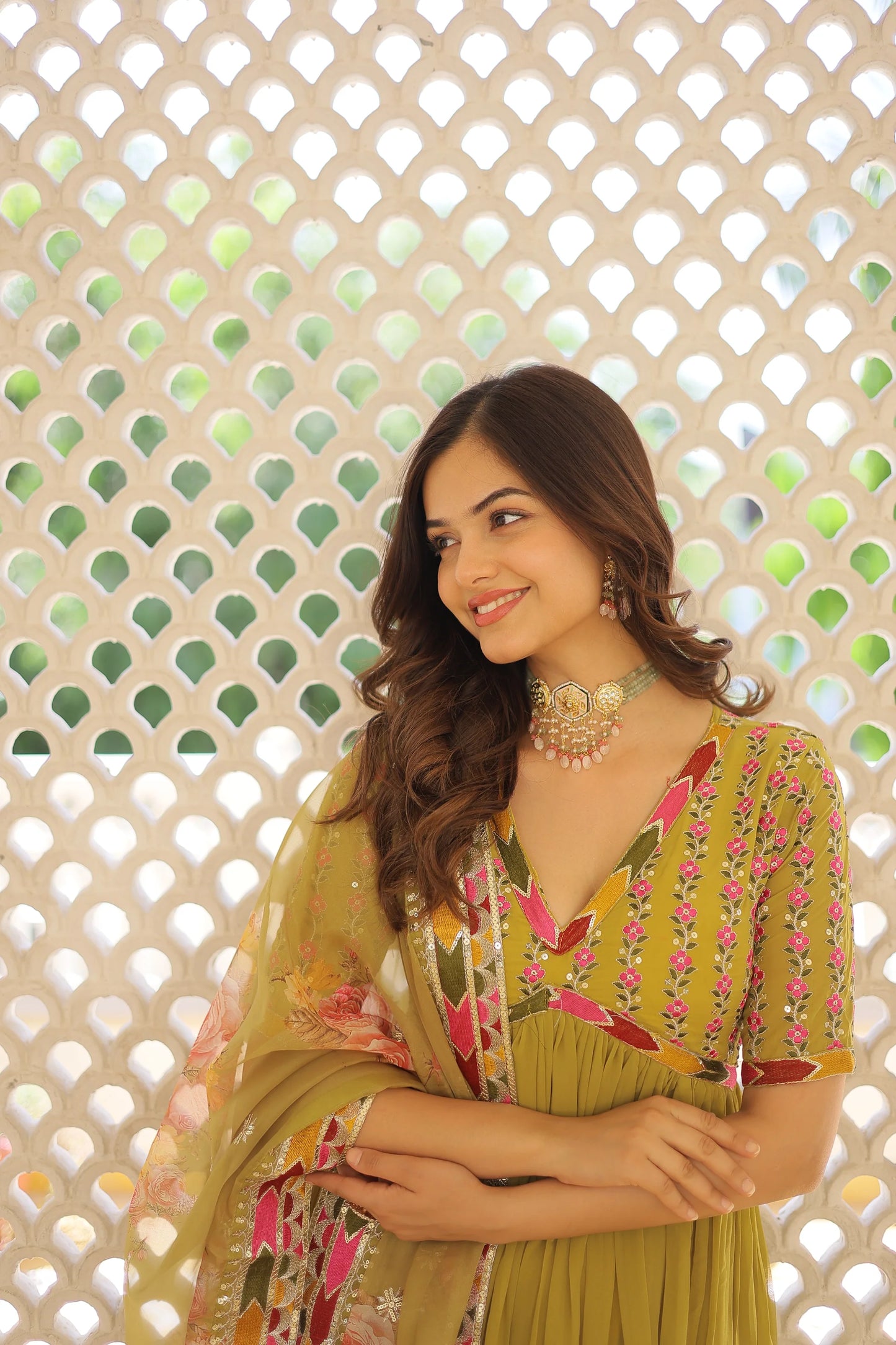 PREMIUM DESIGNER GOWN WITH DUPATTA(WARED343)