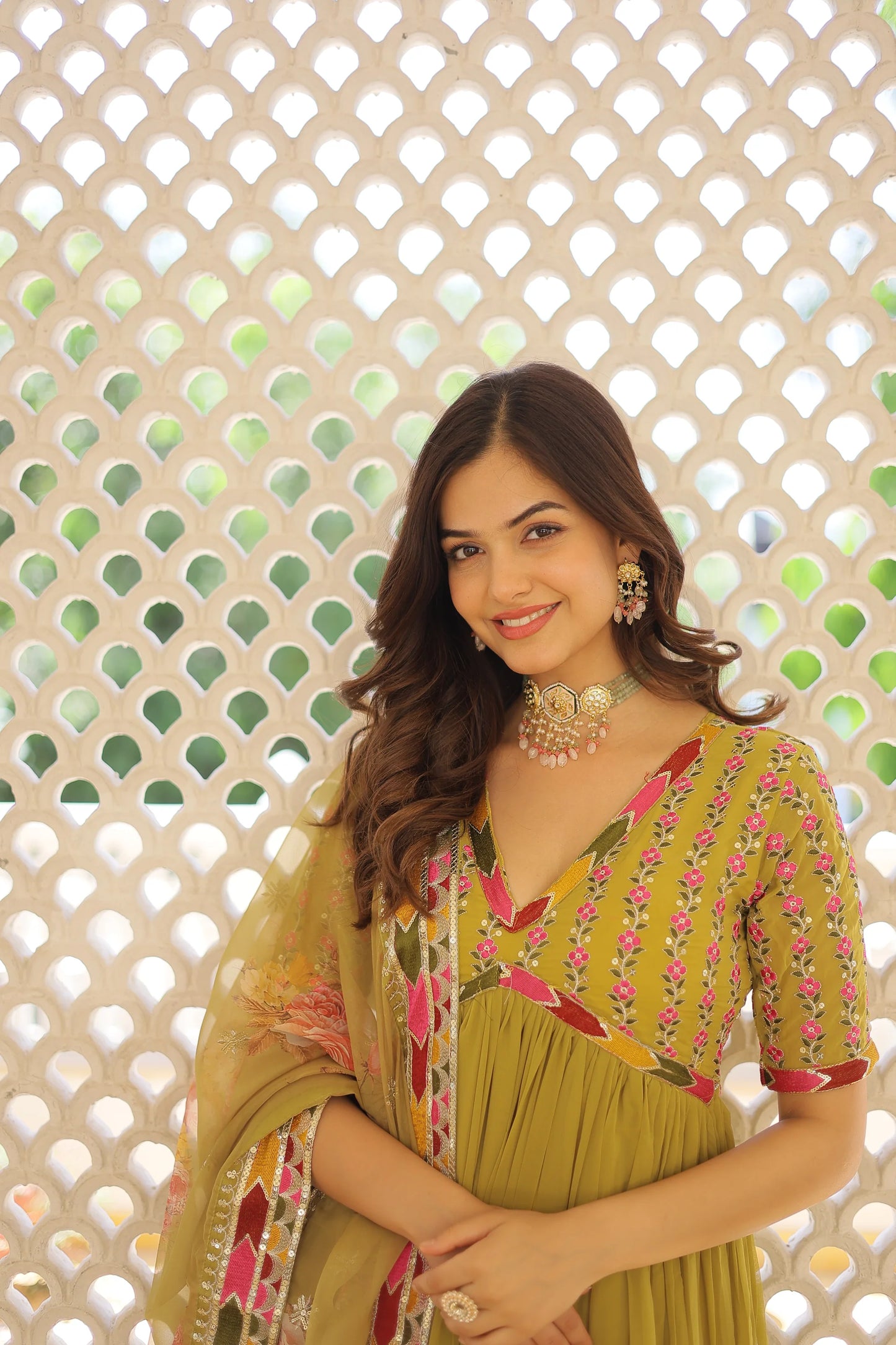 PREMIUM DESIGNER GOWN WITH DUPATTA(WARED343)