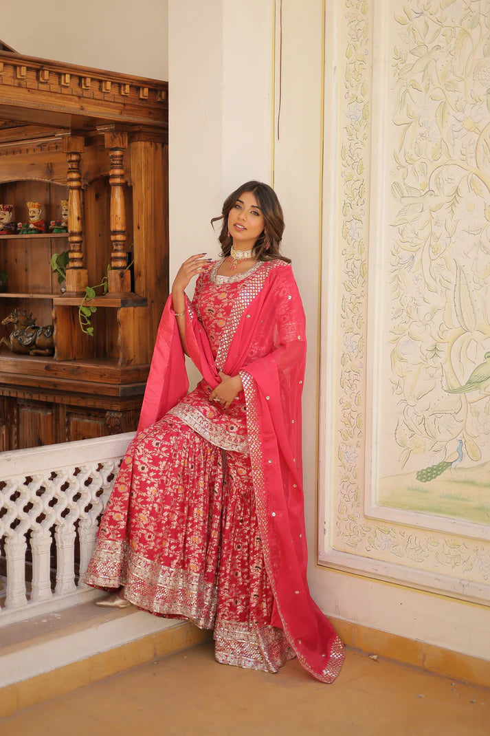 PERFECT READYMADE DESIGNER GHARARA SUIT SET(WD161) (01)