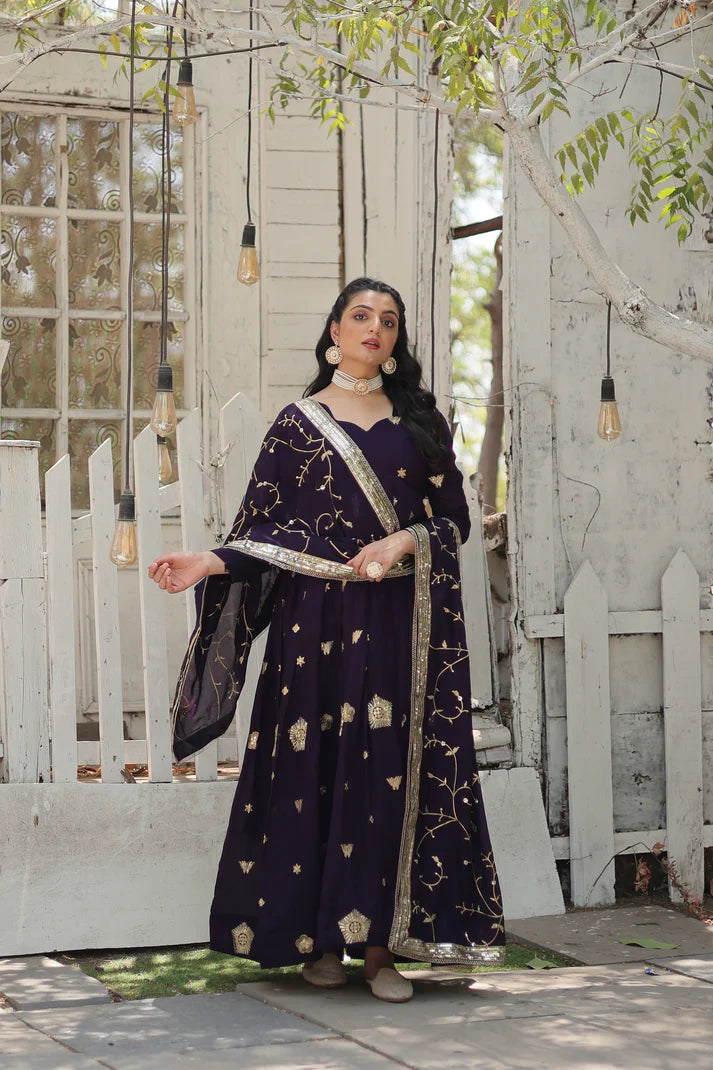 PREMIUM DESIGNER GOWN WITH DUPATTA(WD44)