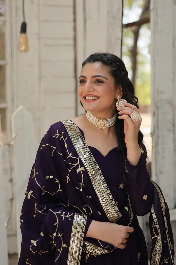 PREMIUM DESIGNER GOWN WITH DUPATTA(WD44)