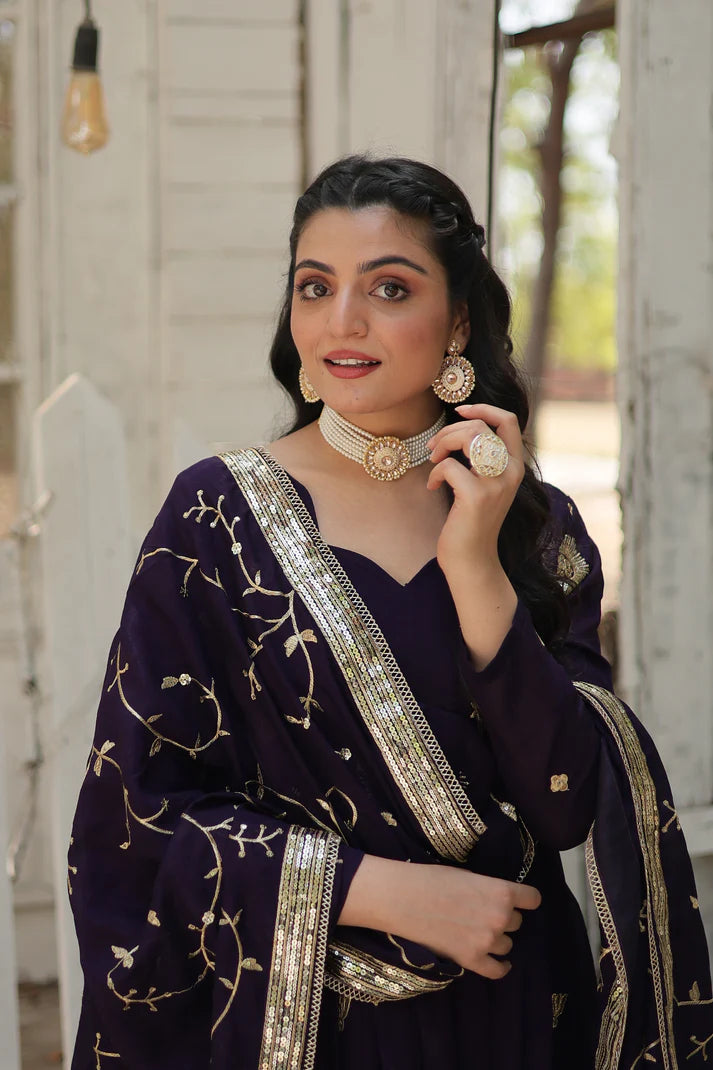 PREMIUM DESIGNER GOWN WITH DUPATTA(WD44)