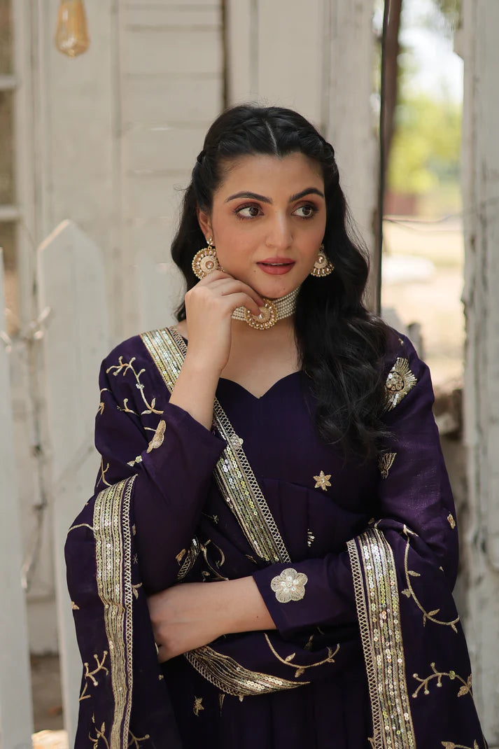 PREMIUM DESIGNER GOWN WITH DUPATTA(WD44)