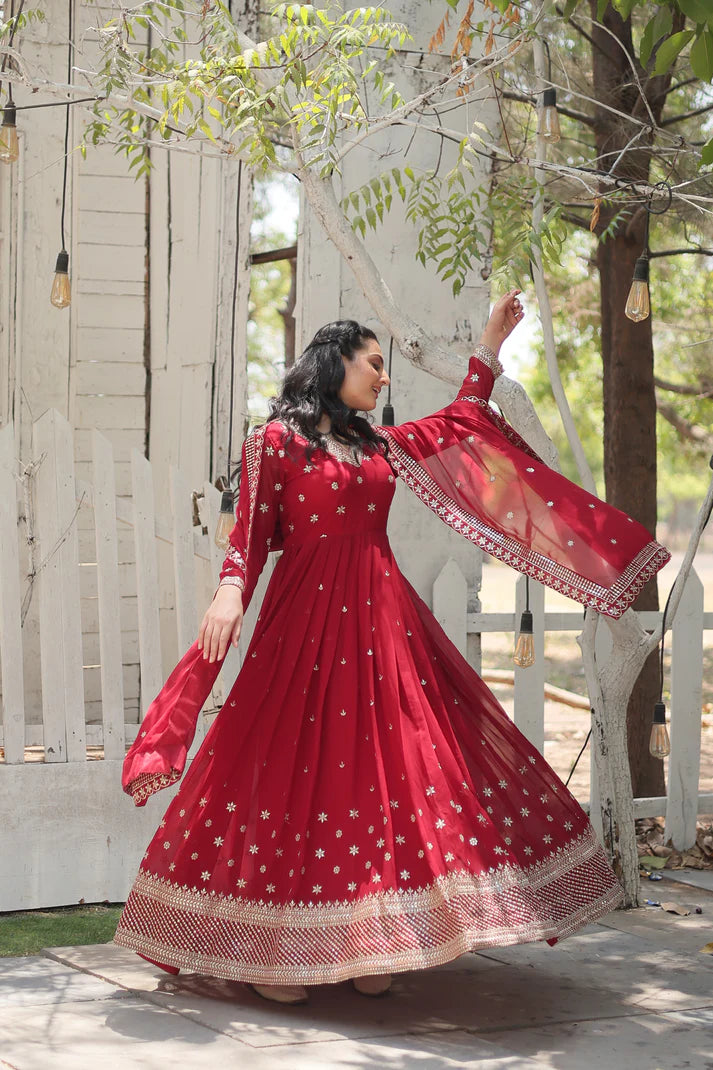 PREMIUM DESIGNER GOWN WITH DUPATTA(WD24) (01)