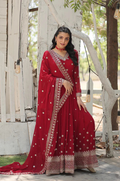 PREMIUM DESIGNER GOWN WITH DUPATTA(WD24) (01)