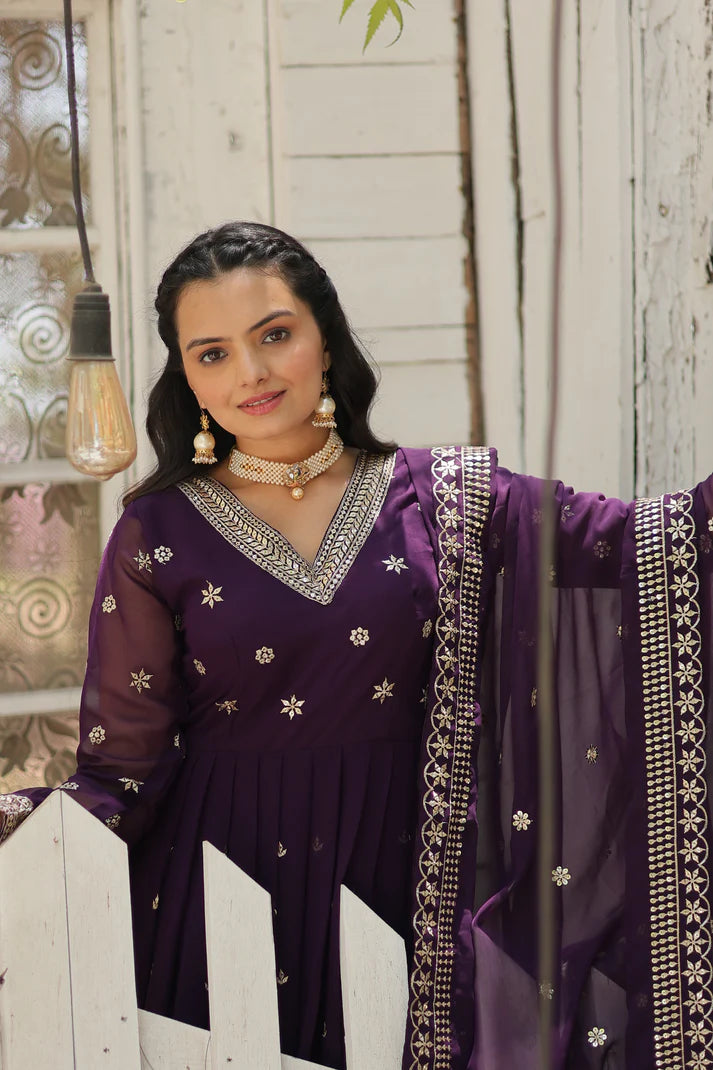 PREMIUM DESIGNER GOWN WITH DUPATTA(WD24)