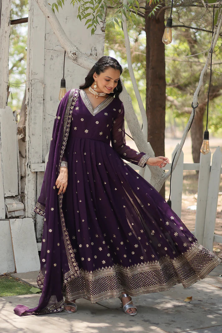 PREMIUM DESIGNER GOWN WITH DUPATTA(WD24)