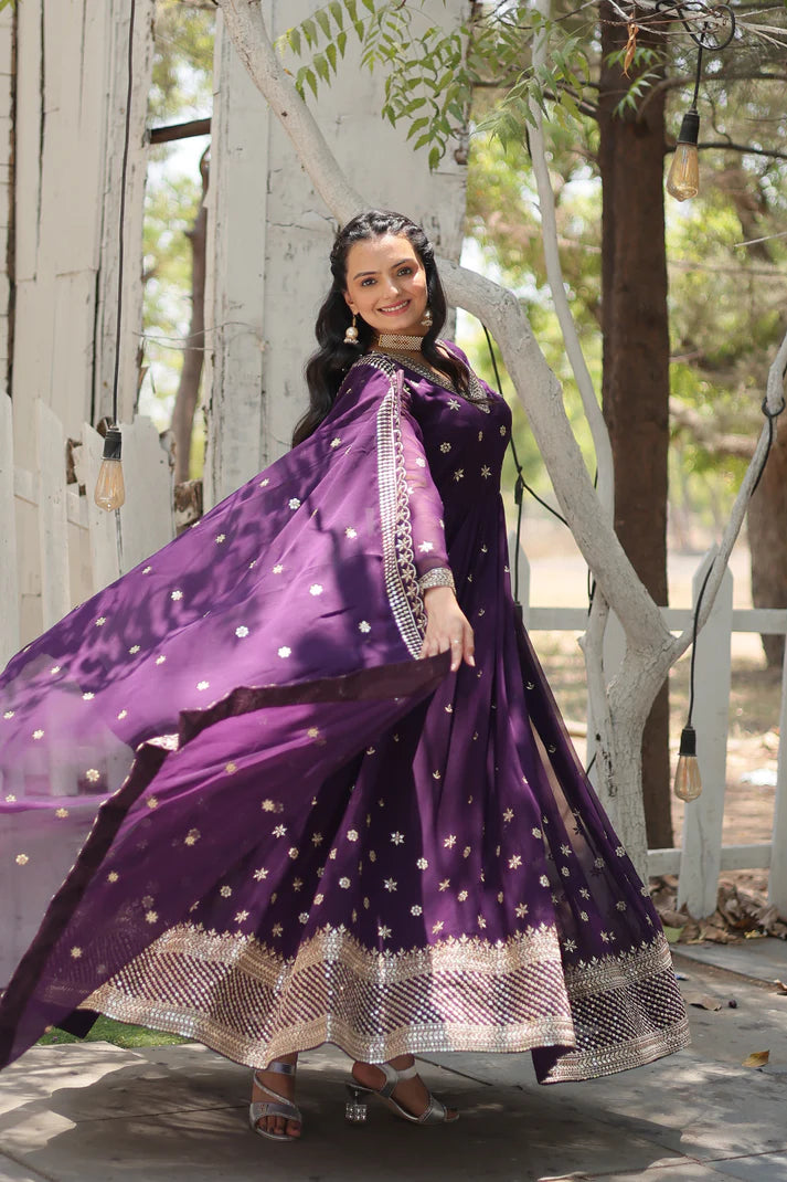 PREMIUM DESIGNER GOWN WITH DUPATTA(WD24)