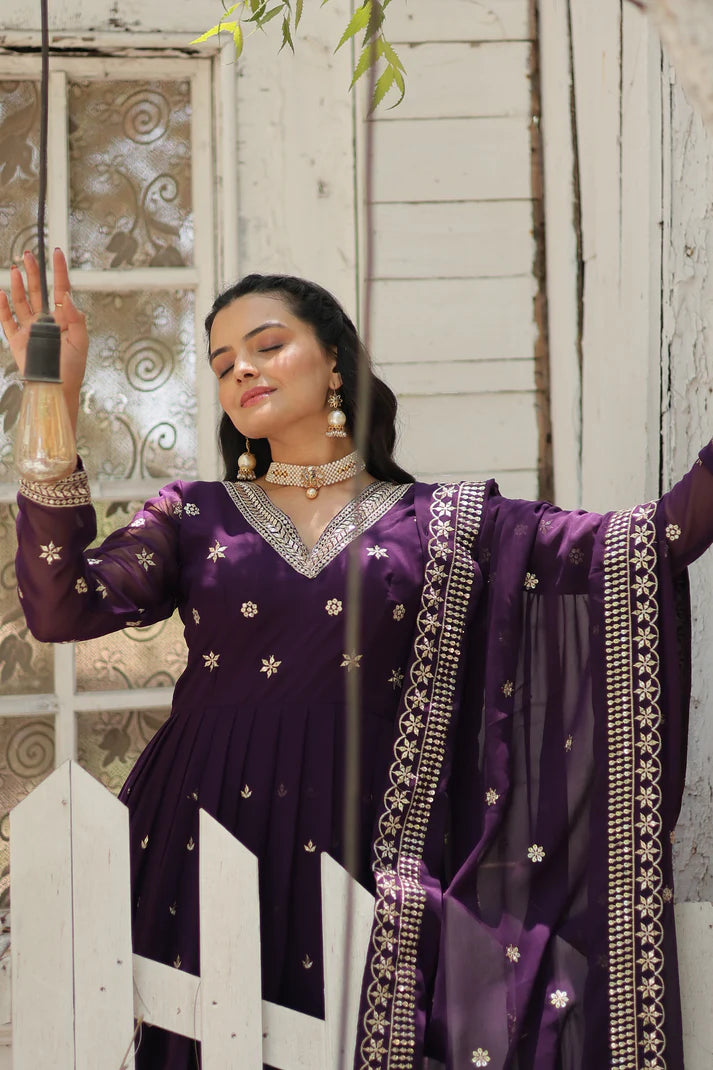 PREMIUM DESIGNER GOWN WITH DUPATTA(WD24)