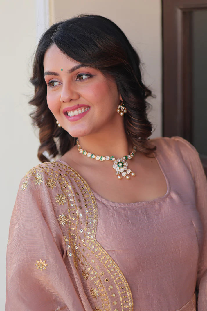 FENDY CHIFFON 12 KALI GOWN WITH EMBROIDERED DUPATTA (WD69) (01)