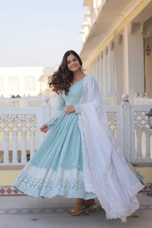 PREMIUM DESIGNER READYMADE GOWN(WD19)